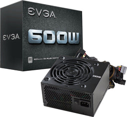 EVGA 600W power supply unit 24-pin ATX ATX Zwart