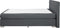 ADMIRAL - Boxspringbed - Donkergrijs - 180 x 200 cm - Polyester