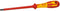 VDE Platte schroevendraaier C.K Dextro VDE T49144-030 Kopbreedte: 3 mm Koplengte: 100 mm