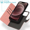 iMoshion Hoesje Geschikt voor iPhone 13 Pro Max Hoesje Met Pasjeshouder - iMoshion Uitneembare 2-in-1 Luxe Bookcase - Roze
