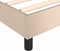 vidaXL - Bedframe - kunstleer - cappuccinokleurig - 180x200 - cm
