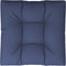 vidaXL - Palletkussen - 70x70x12 - cm - stof - marineblauw