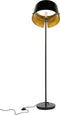 WOOOD Exclusive Pien Vloerlamp - Metaal - Zwart - 145x40x40