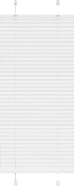 vidaXL - Plissé - rolgordijn - 60x100 - cm - stofbreedte - 59,4 - cm - polyester - wit
