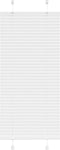 vidaXL - Plissé - rolgordijn - 60x100 - cm - stofbreedte - 59,4 - cm - polyester - wit