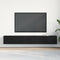 vidaXL - TV-kasten - 2 - stuks - Zwart - Eiken - 100x30x30 - cm - Bewerkt - Hout
