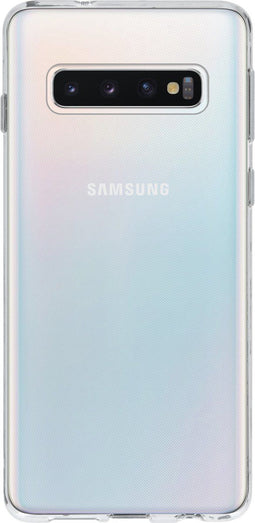 Hoesje Siliconen Geschikt voor Samsung Galaxy S10 - Softcase Backcover smartphone - Transparant
