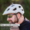 BBB Cycling Nanga - MTB Helm - Bevestiging voor Camera of Verlichting - Mat Grijs/Wit - M (BHE-54)