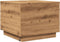 vidaXL - Salontafel - met - LED-verlichting - 50x50x40cm - artisanaal - eikenkleur