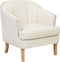 ELVERUM - Fauteuil - Beige - Polyester