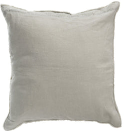 J-Line kussen Stonewashed - linnen - groen