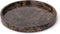 MOOISA - Marmer dienblad rond met rand bruin - Tray Ø30cm - MOOISA - rond marmer dienblad - vierkant marmer dienblad - decoratie schaal - tapasplank - serveerplank