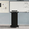 vidaXL - Lectern - Podium - met - Wielen - Zwart - Eiken - Hout