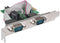 Manhattan 152082 - PCI Express Kaart - 2x DB9 poorten - CE FCC - 2,5 Gbit/s