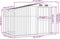 vidaXL - Tuinschuur - 277x192,5x179 - cm - gegalvaniseerd - staal - bruin