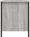 vidaXL - Nachtkastje - 40x42x50 - cm - bewerkt - hout - grijs - sonoma - eikenkleurig