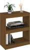 vidaXL - Boekenkast/kamerscherm - 60x30x71,5 - cm - grenenhout - honingbruin