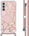 iMoshion Hoesje Geschikt voor Samsung Galaxy A34 (5G) Hoesje Met Koord - iMoshion Design Hoesje met Koord - Roze / Pink Graphic