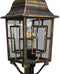 TRIO VOLTURNO - Paalverlichting - Antieke roest - IP23 (excl. 1x E27 4W)