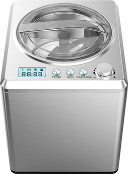 Melissa 16310193 - IJsmachine - Volautomatisch - 2L - Zelfvriezend - RVS