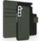 Accezz Galaxy S22 - Premium Leather 2 in 1 Wallet Bookcase - Uitneembare backcover - Groen