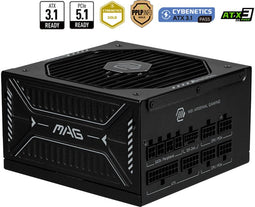 MSI MAG A850GLS - ATX Voeding - 850W 80 PLUS Gold - Zwart