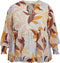 VILA VIFALIA VNECK L/S TOP - Dames Top - 100% Katoen - Maat 50
