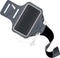 Mobiparts Galaxy S20 Plus - Sport Armband - Ademend materiaal en sleutelvak - Zwart