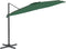vidaXL - Zweefparasol - met - aluminium - paal - 300x300 - cm - groen