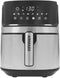 Airfryer XXL inclusief 1x cake bakvorm & 6 muffin bakvormpjes siliconen - 5,5 liter - Olie vrij - 8 functies - TM Electron - Digitaal - Anti aanbak laag - Met timer - Temperatuur regelaar 80 tot 100C - Uitneembare mand
