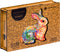 UNIDRAGON Houten Puzzel Voor Volwassenen Dier - Schitterend Konijn - 106 stukjes - Small 22x23 cm