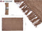 Giftdecor - Katoenen tapijt - Bruin - 120 x 180 cm
