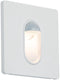 Paulmann - LED-wandinbouwlamp - 78x78 mm 1,1W 65lm 230V 2700K Wit