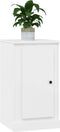vidaXL - Dressoirs - 2 - st - 37,5x35,5x67,5 - cm - bewerkt - hout - hoogglans - wit