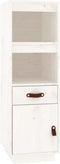 vidaXL - Hoge - kast - 34x40x108,5 - cm - massief - grenenhout