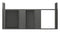 GROHE Inbouw prullenbak - 2 afvalbakken (1x29L en 1x11L) - Antraciet (2 stuks)