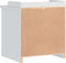 vidaXL - Gangbankje - SANDNES - wit - 45x40x50 - cm - massief - grenenhout