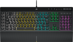 Corsair K55 RGB Pro - Gamingtoetsenbord - RGB-verlichting 5 zones - Azerty BE