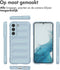 imoshion Hoesje Geschikt voor Samsung Galaxy S22 Hoesje Siliconen - imoshion EasyGrip Backcover - Lichtblauw