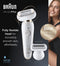 Braun Silk-épil 9 Flex 9-002 - Epilator - Flexibele kop - Wit/Goud