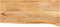 vidaXL - Tafelblad - met - natuurlijke - rand - 90x40x2,5 - cm - massief - mangohout