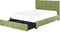 ROCHELLE - Bed opbergruimte - Groen - 160 x 200 cm - Polyester