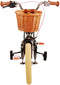 Volare Excellent Kinderfiets - Meisjes - 14 inch - Afneembare zijwieltjes - Zwart