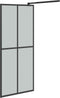 vidaXL - Inloopdouchewand - 118x190 - cm - transparant - gehard - glas