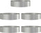 vidaXL - Tuinplantenbakken - 5 - stuks - 80x80x20 - cm - Roestvrij - staal
