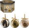House of Seasons - Cadeau Set Kerstballen - Onbreekbaar - Beige/Zwart (14 stuks)