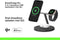 Belkin BoostCharge Pro - 3-in-1 Qi2 Draadloze Oplader - Snelladen tot 15W - Zwart