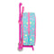Schoolrugzak met Wielen Gabby's Dollhouse Confetti Roze Turkoois 22 x 27 x 10 cm