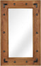 vidaXL - Spiegel - 50x80 - cm - massief - acaciahout