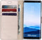 Accezz Hoesje Geschikt voor Samsung Galaxy Note 8 Hoesje Met Pasjeshouder - Accezz Wallet Softcase Bookcase - goud